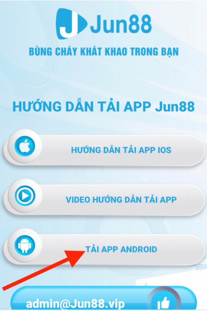 Bấm chọn Tải app Android 